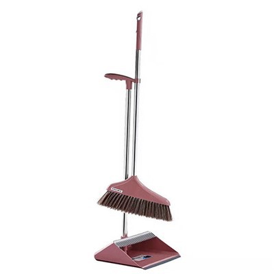 Graži šluota ir šiukšlių dėžė